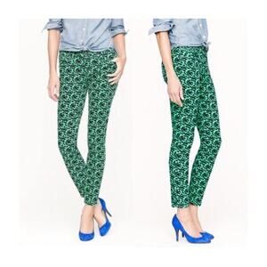 J. Crew Toothpick Cord in Ribbon Bow Print